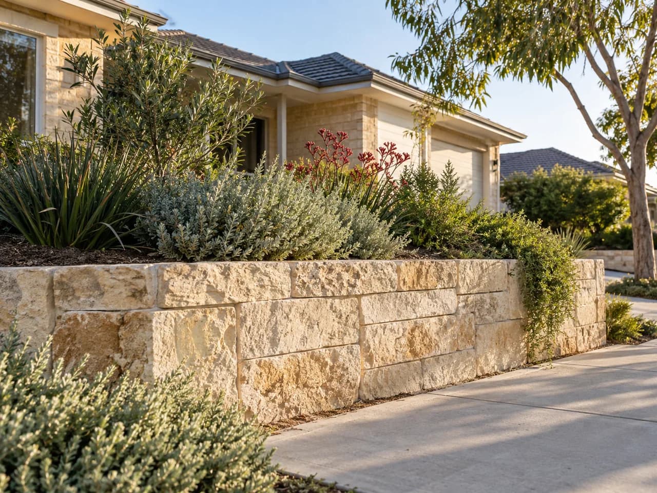 Illustrative stone wall type in Perth